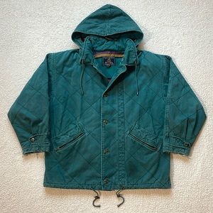 Vintage The Limited Collection Quilted Lined Hooded Jacket
